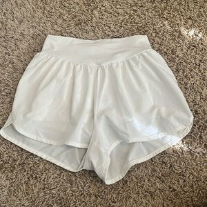 White running shorts
